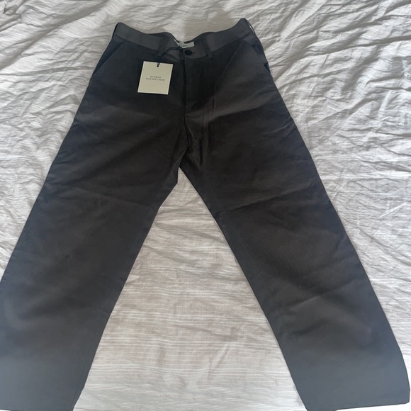 Studio Nicholson Bill Pant in Kelp - Small - Picture 7 of 8